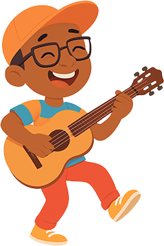 Cleiton tocando violão
